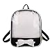 AlwaySky Ita Bag Backpack Cute Candy Bag Purse Bag Summer Beach Bag Purse with Bowknot Transparent Windows for DIY Decors