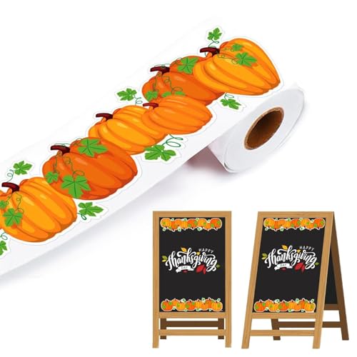 Calcomanía de calabazas de Halloween, rollo de calcomanías de Halloween, calcomanías de decoración de calabaza de Halloween, manualidades, decoraciones de calabaza para niños, actividades de Halloween