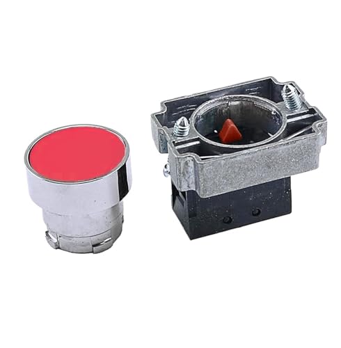 Interrupteur à bouton-poussoir 22mm XB2-BA51 NO jaune 10A pour commande électrique de commande