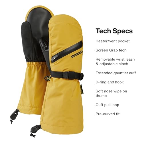 Image of Burton Kids' Vent Insulated Mittens - Waterproof Winter Snowboard Mittens for Boys & Girls