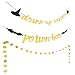 Halloween Banner Gold Glittery Potion Bar Banner, Drink Up Witches Banner and Circle Dots Garland for Halloween Party Home Decoration Supplies