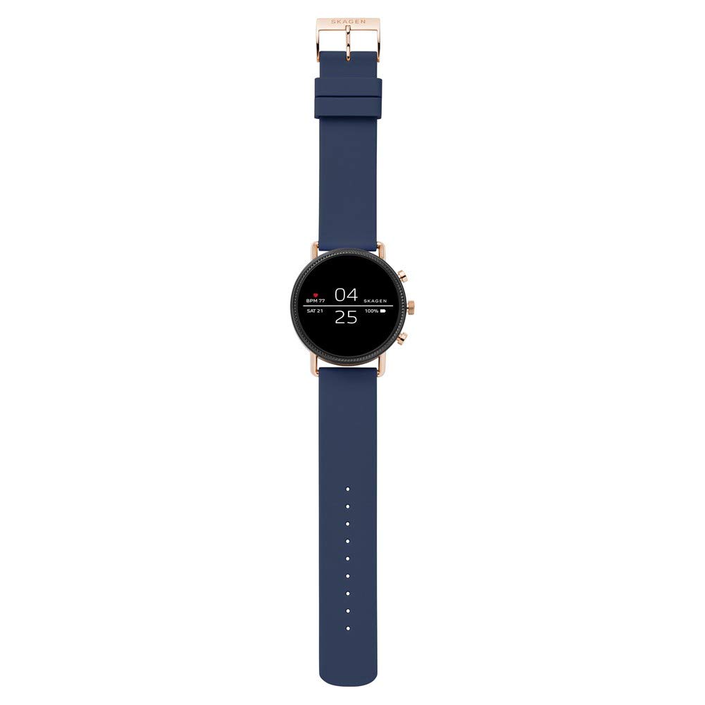 Skagen Smartwatch Falster 2, ROSA, Blå : Amazon.se: Mode