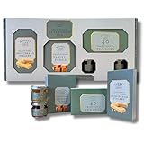 Traditional Afternoon Tea Hamper by Market Lane - Tea Set Containing Quality Tea, Strawberry Jam, Orange Marmalade, Vanilla Fudge & Highland Shortbread Fingers - Ideal Christmas or Birthday Present