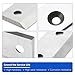 TUTUSIA 4 Pack Wood Chipper Shredder Blades Replacement for Landworks for Superhandy LCE12 for Greatcircleusa GUO033 GUO035 GUO054 for GARDENBEAUT S1 S3 for EFCUT A30 B40 C30 C30 Mini C30 Lite&3-in-1