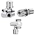 Trounistro 4 Pack BPV-31 Bullet Piercing Valve Line Tap Valve Kits Adjustable Valve for Air Conditioners HVAC 1/4