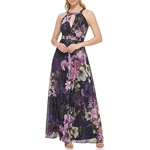 Jessica Howard Lurex Chiffon Maxi Dress Cover
