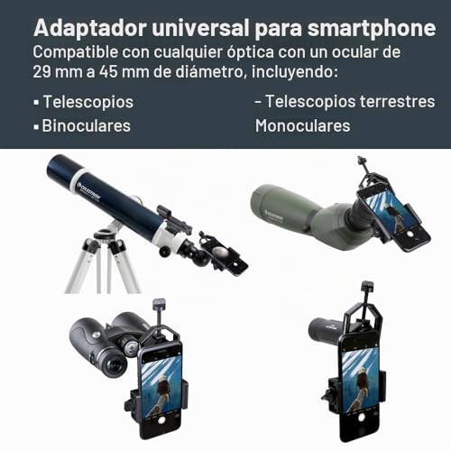 Adaptador Celestron 81035 universal de smartphone para microscopios y lupas 2