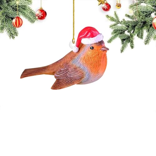 Christmas Decorations, Christmas Tree Ornaments - Cute Hanging Ornaments for Christmas Tree - Christmas Decor Indoors Home Party-Animal Little Bird