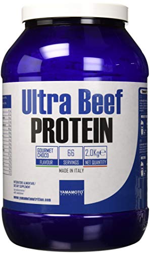 Yamamoto Nutrition Ultra Beef PROTEIN integratore alimentare a base di proteine del manzo idrolizzate e creatina monoidrato gusto Cioccolato 2Kg