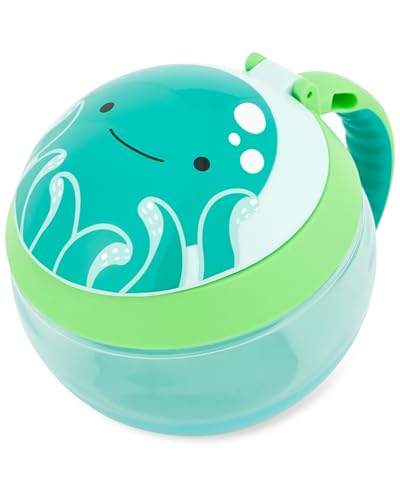 Image of Skip Hop Baby Snack Container, Mealtime Snack Cup, Octopus