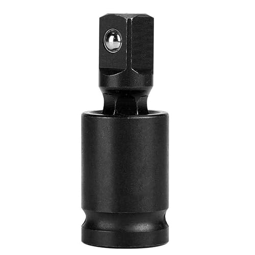 MLMLH Drive Universal Joint - Impact Universal Joints Impact Wobble Socket Joint Swivel Sockets Driver Socket Adapter for Auto Repairing(1/2'')