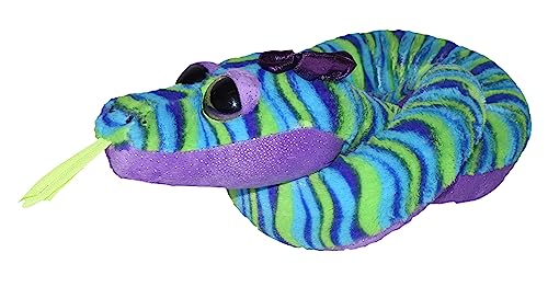 Peluche serpent rayé de 137 cm Wild Republic pour l'éveil des enfants