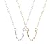 Horn Necklace Antler Necklace Unique Pendant Necklace, Minimalist Jewelry Gift Necklace Christmas Mother DAY'S gift(silver)