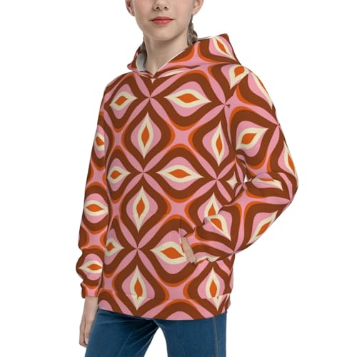 70s Retro Style Kid Hoodies Boys Sweatshirts Girls Pullover with Pocket2