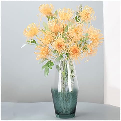 Fake Flowers Artificial Flower Pincushion Bouquet Dried Flowers Living Room Table Decoration Plastic Simulation Flowers Bedroom Office Flower Arrangement Decoration Artificial Realistic Flowers Decora