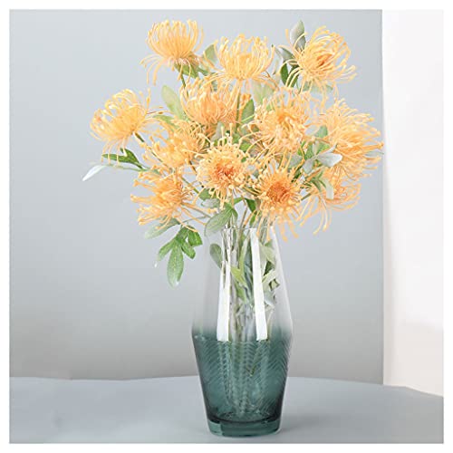 Fake Flowers Artificial Flower Pincushion Bouquet Dried Flowers Living Room Table Decoration Plastic Simulation Flowers Bedroom Office Flower Arrangement Decoration Artificial Realistic Flowers Decora #TOP29
