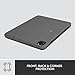 Logitech Combo Touch iPad Pro 11-inch (1st, 2nd, 3rd, 4th gen - 2018, 2020, 2021, 2022) Keyboard Case Oxford Gray Crayon Orange Digital Pencil for All iPads (2018 Releases and Later)