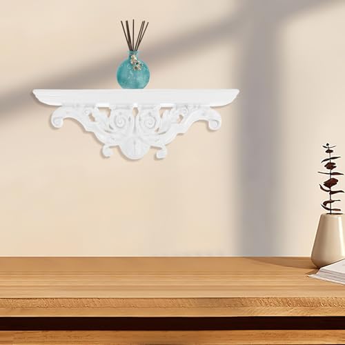 Estante flotante de resina decorativo para ambientación de dormitorio y cuartos de baño 7