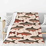 Confort chaud : que vous souhaitiez l'utiliser en été ou assez chaud pour une utilisation en hiver, la couverture saumon fournira une chaleur substantielle et une excellente expérience. Vous pouvez l'emporter avec vous et convient pour toutes les saisons. Excellente sensation au toucher, chaud et confortable