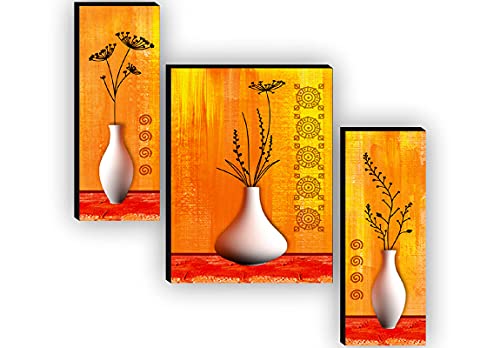 Pots de fleurs texturés UV SAF magnifiques contenants avec cadre 30x45 cm de salon