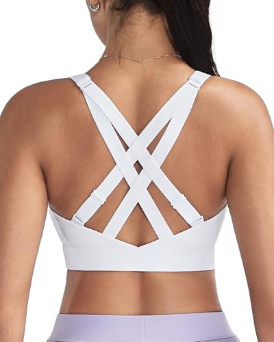 Image of RUNNING GIRL High Impact Sports Bras for Women, High Support Running Adjustable Workout Sports Bras with Sewn in Pads