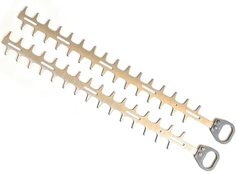 All That Garden 2 Pack 59004-V007 Hedge Trimmer Blades - Compatible with Kawasaki, Maruyama - Chrome Steel