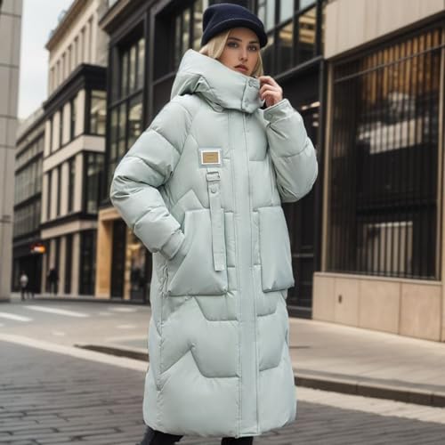Blouson épais doudoune coupe-vent zippé au design géométrique et moderne