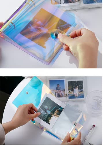 4X6" Photo Sleeves,100 Pockets ,Photo Flip Book,Card Photo Sleeve Mini Photo Album,Waterproof Holder, Photo Pocket For Name Card,Wallet Size With Refillable (Clean) #TOP6