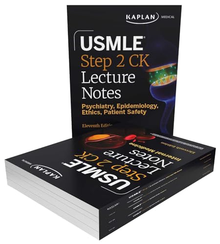 USMLE Step 2 CK Lecture Notes, Eleventh Edition: 5-Book Clinical Review (2026-2027) (Kaplan Test Prep)