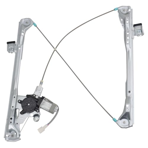 Image of TRQ Front Right Power Window Regulator & Motor Assembly Passenger Side Compatible with 2000-2007 Ford Focus FO1351167
