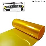  Ociodual 2X Scheinwerfer Tönungs Folie Nebel KFZ Car Tuning Licht 15cm x 15cm Gelb Yellow
