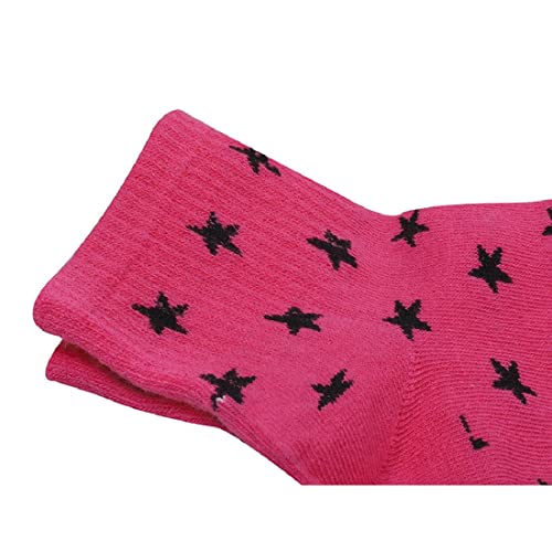 Image of HAMSTER London Multicolored Printed Cotton Socks Combo Pack of 4, Size 7-12 (Free Size)