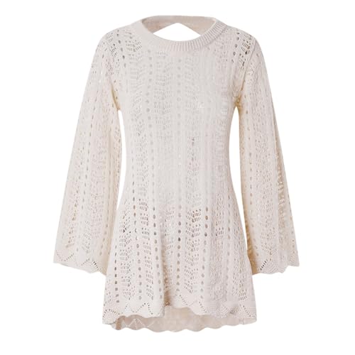 Tricot d'été évidé pour une robe de plage tendance