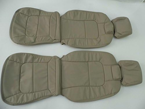 Interior Innovations Custom Front Genuine Leather Seat Covers Sandstone/Tan Color