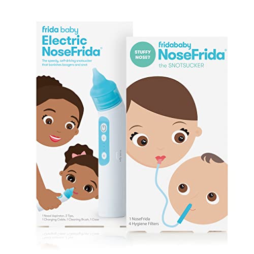 Image of Frida Baby Nasal Aspirator NoseFrida and Electric NoseFrida Bundle
