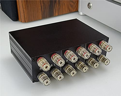 SOLUPEAK P2 2(1)-IN-1(2)-OUT Amp Amplifier Speaker Switcher Selector Switch Splitter 2-way loudspeaker control combiner box by SOLUPEAK - Image 2