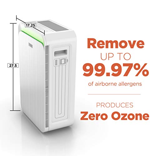 Aprilaire Allergy True Hepa Room Air Purifier 9550 With 3-Stage Filtration, Captures Allergens & Odors, Ozone Free, 495 Sq. Ft. Rooms #TOP2
