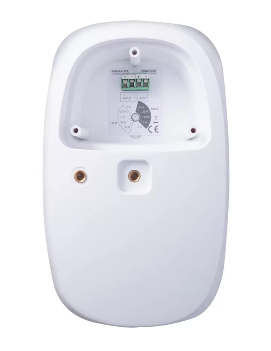 FONESTAR SONORA-5TB Altavoz de Superficie con Transformador de línea de 100 V y Baja impedancia