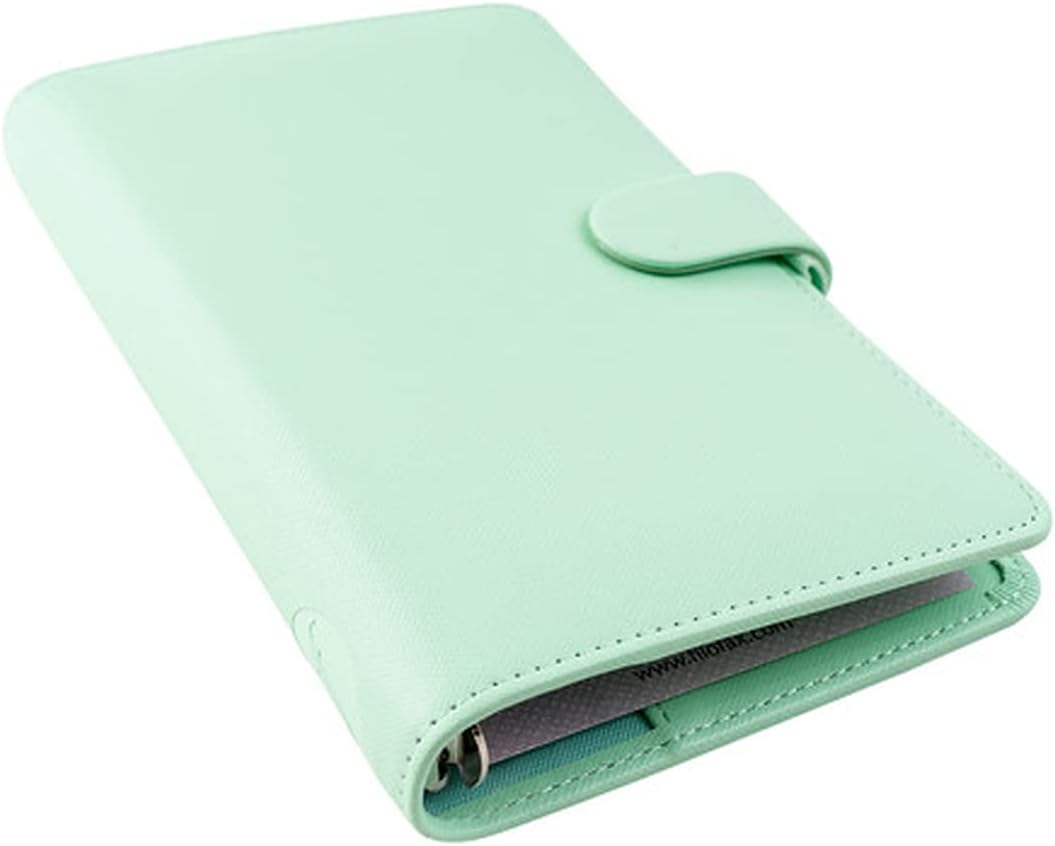 Filofax 028810 Saffiano Personal Organizer, Compact, Neo Mint