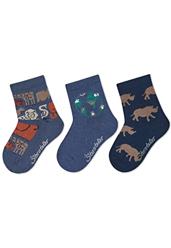 socks 3-pack safari unisex child socks