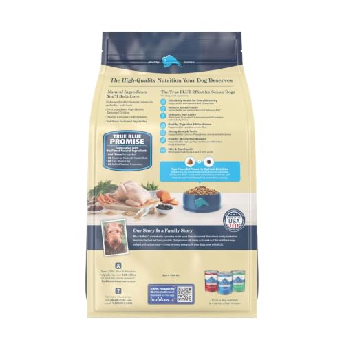 Blue Buffalo Life Protection Formula Chicken Senior 7+ Dry Dog Food, 5 lb - image 2
