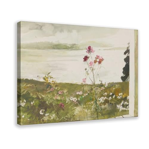 Toile Cosmos Andrew Wyeth décoration murale salon et bureau format 30,5x45,7 cm