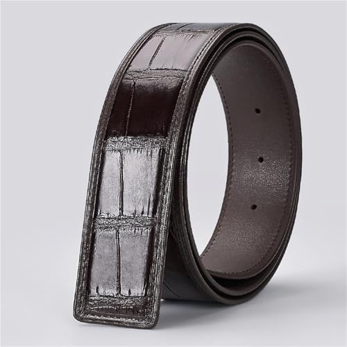 1 PCS Leather Belt Without Buckle Headless Men's Pants Belt4