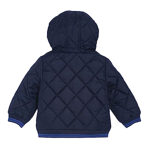 Image of miniklub Girls Hooded Full Sleeve Knitted Cotton Jacket (Orange Color)