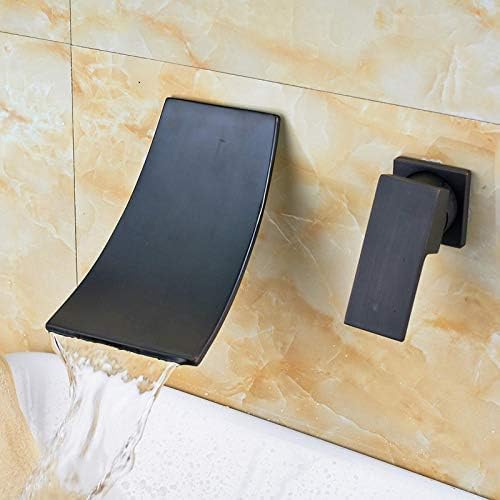 Mitigeur d'évier cascade bronze noir pour transformer votre salle de bains en spa