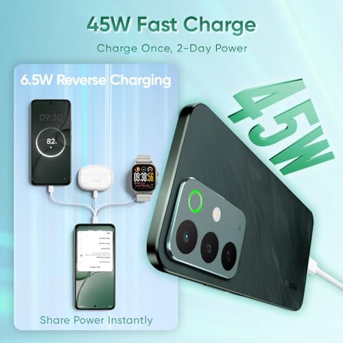 Image of realme C85 5G Smartphone 6+128GB Green, 6.8inch Screen, 144HZ Vision Display, 45W Fast Charge, 7000mAh Battery, 4+50MP Camera, MediaTek Dimensity 6300, IP69