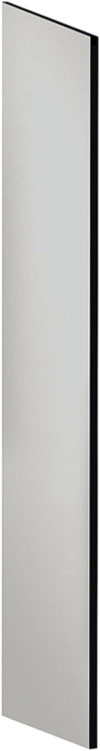 Salsbury Industries Side Panel - for 5 Feet High - 18 Inch Deep Designer Wood Locker - with Sloping Hood - Gray