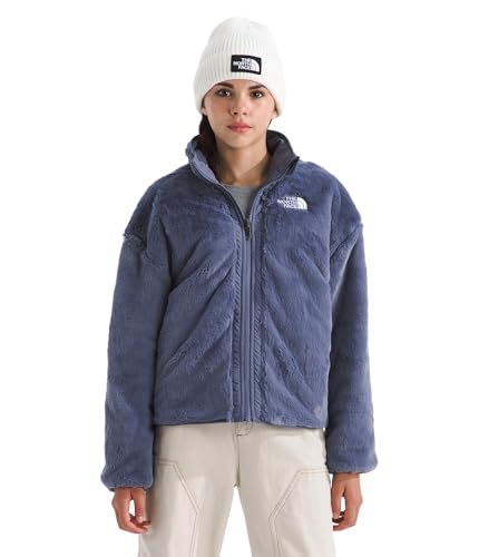 THE NORTH FACE Girls Reversible Shasta Full Zip Jacket | Puffer Coat With Synthetic Insulation, Fleece Lined, Water Repellent