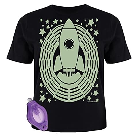 Splat Planet Glow in The Dark T-Shirt with UV Pen Cover