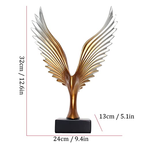 Statue d'aigle RLKHXBS sculpture fait main cadeau idéal - 3